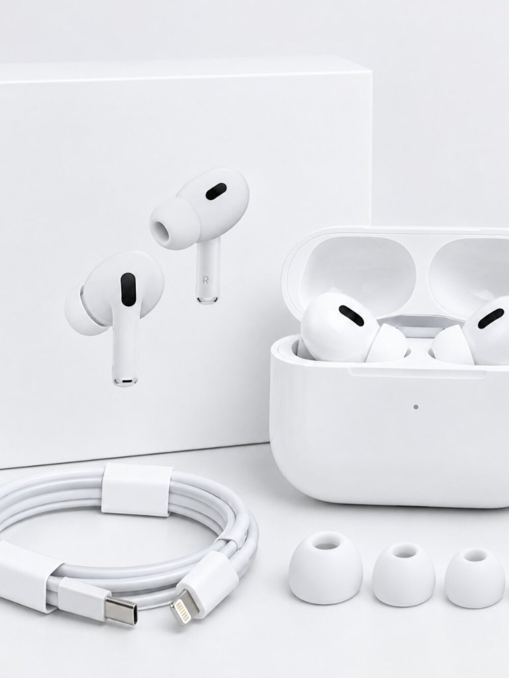 Headphones | Air Pods Pro 2 Wireless Bluetooth Earbuds With Charging ...